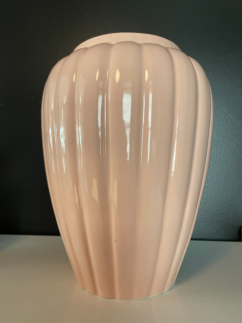 Vintage Pink Ceramic Vase