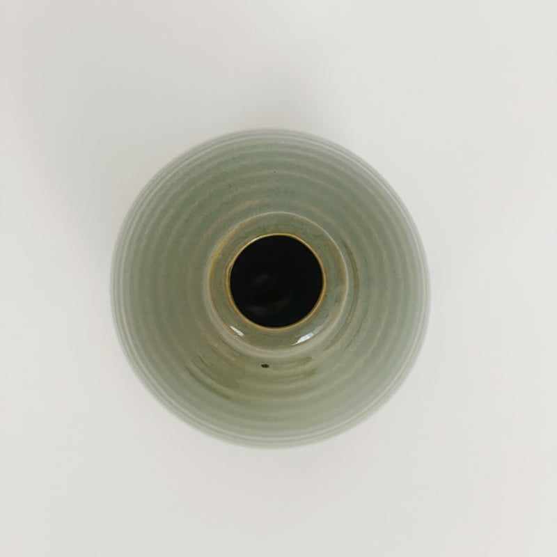Vintage Sage Green Vase
