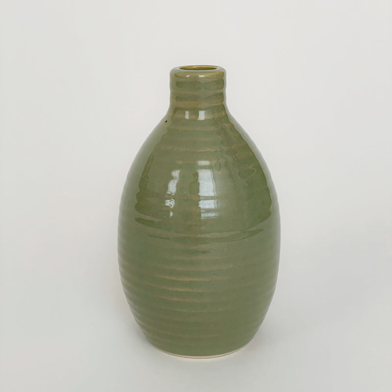 Vintage Sage Green Vase